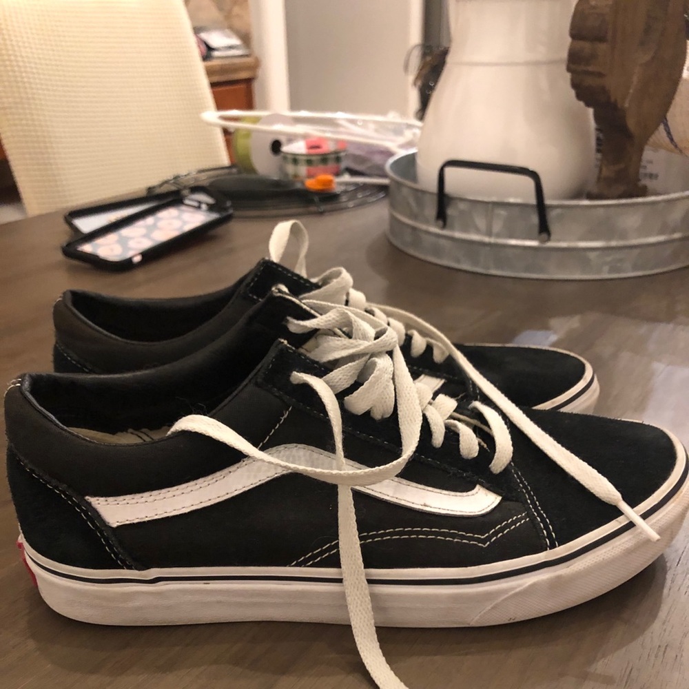 black old skool vans